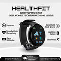 Round health and fitness smartwatch with HD display and sports mode