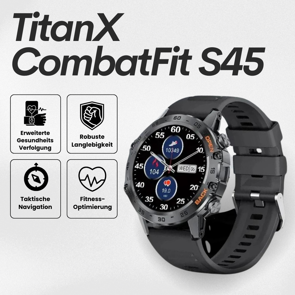 Smart fitness watch with round digital display and adjustable perforated strap