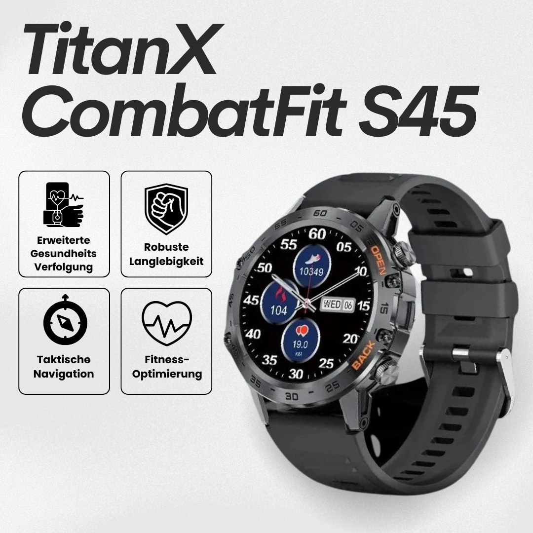 Smart fitness watch with round digital display and adjustable perforated strap