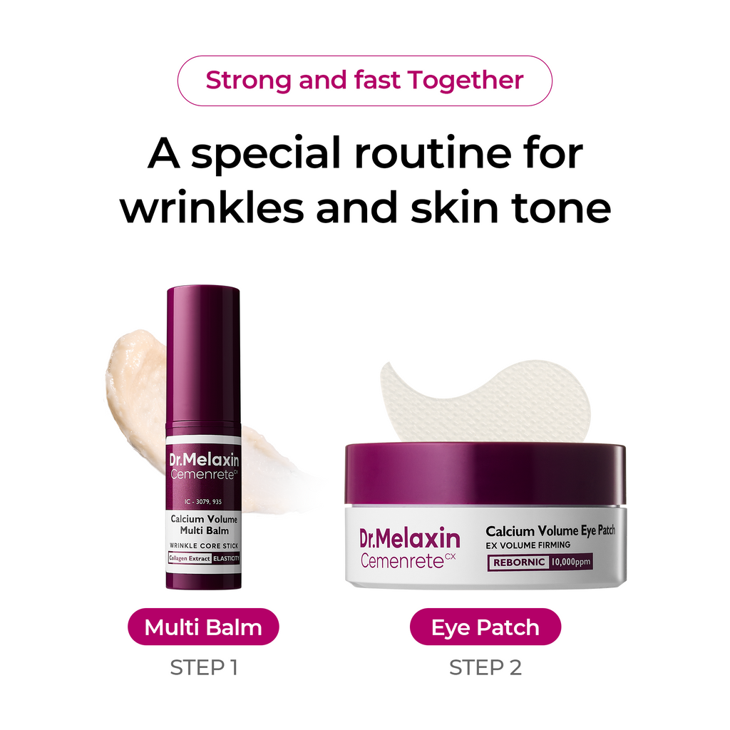 Dr.Melaxin collagen skincare set with creams, serum and balm products