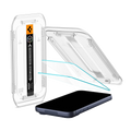 Clear iPhone Pro Max phone case and screen protector pack with white edging