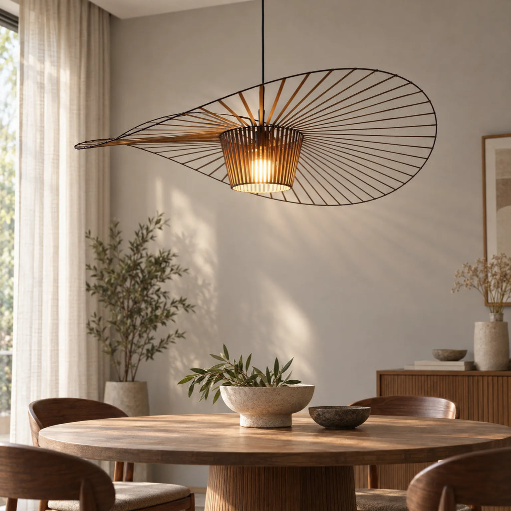 AeroLuce - Modern Minimalist Pendant Light Illuminating Dining Tables