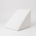AngleRest - White Quilted Bed Wedge Pillow Reading In Bed
