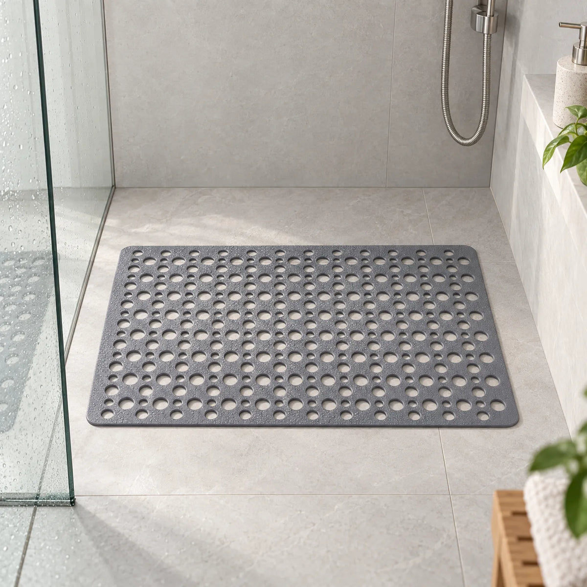 AquaGrip - Bathroom Shower Mat Providing Bathroom Stability