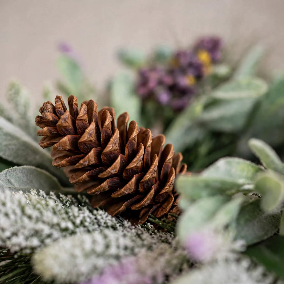 Ardevo - Round Advent Wreath Candle Holder Hold Five Candles On A Festive Dining Table