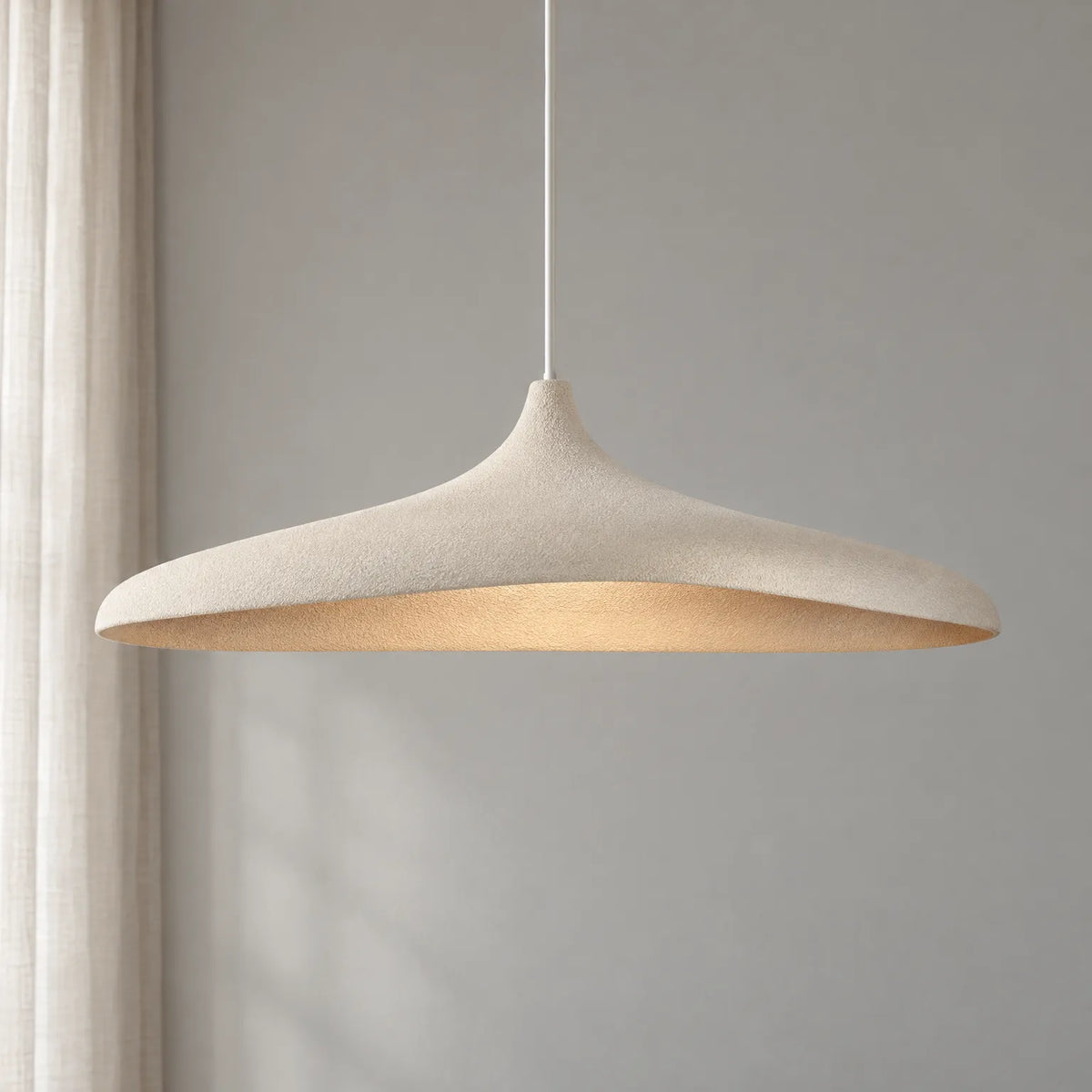 Astraea - Wabi Sabi Pendant Light Illuminating Living Areas