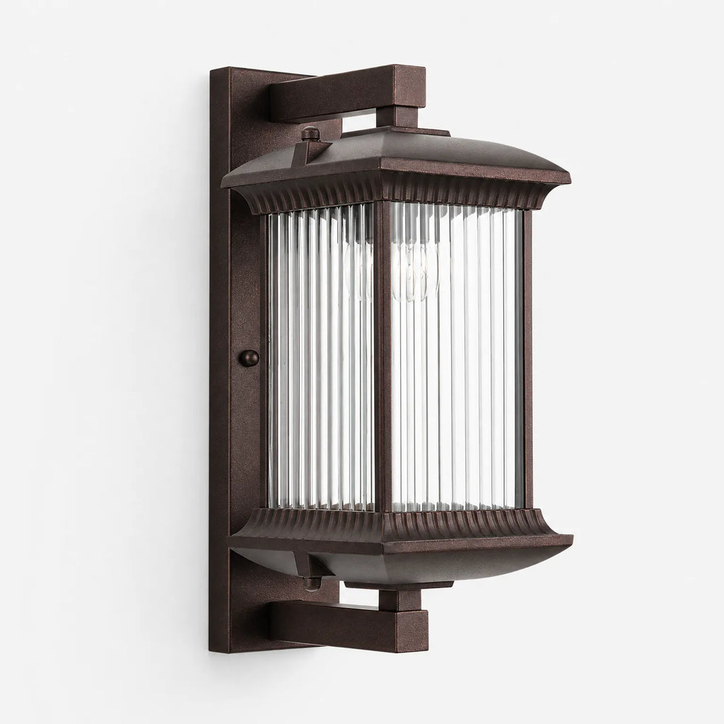 Aurelius - Classic Rectangular Outdoor Wall Light Illuminating Home Entrances