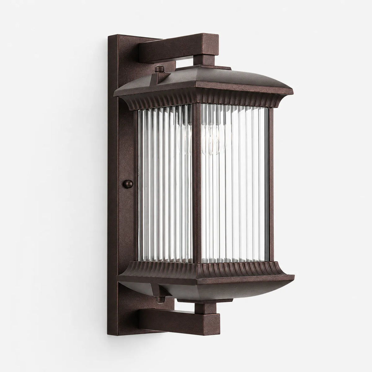 Aurelius - Classic Rectangular Outdoor Wall Light Illuminating Home Entrances