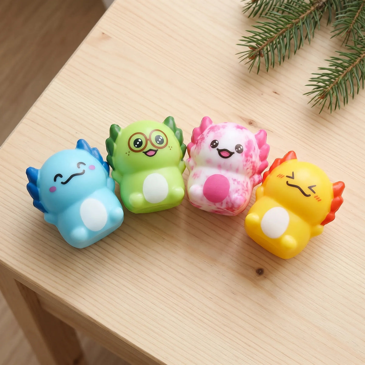 Axorin - Christmas Advent Calendar With Axolotl Squishy Toys Counting Down The Days To Christmas With A Daily Surprise