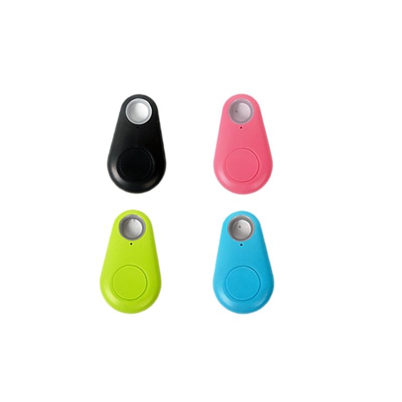 Teardrop-shaped personal SOS alarm device with circular front button and top opening