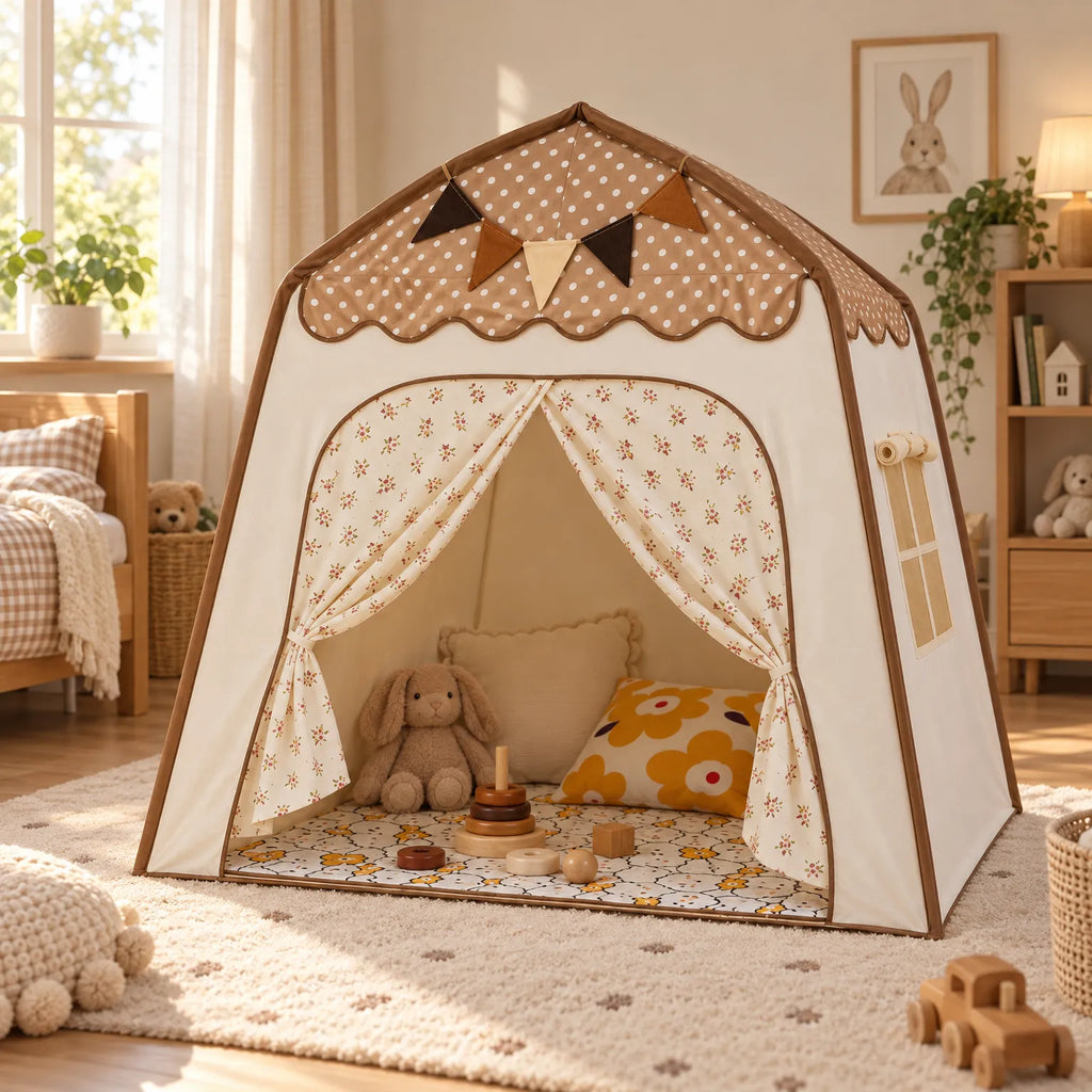 Bramby - Childrens Indoor Play House Tent Setting Up An Indoor Camp