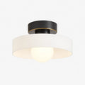 Brevallis - Modern Semi Flush Mount Ceiling Light Illuminating Living Spaces
