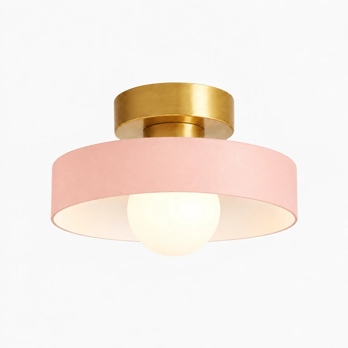 Brevallis - Modern Semi Flush Mount Ceiling Light Illuminating Living Spaces