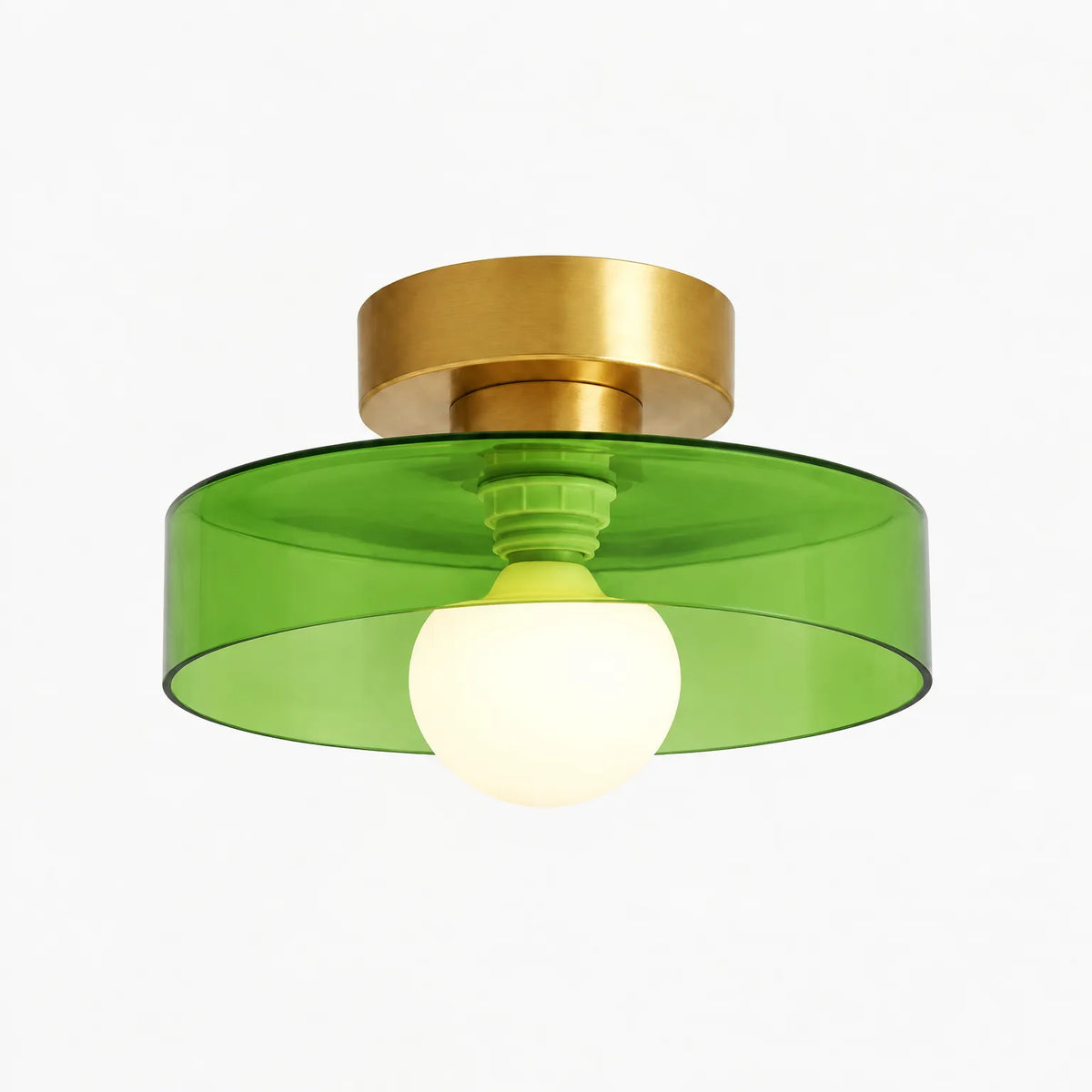Brevallis - Modern Semi Flush Mount Ceiling Light Illuminating Living Spaces