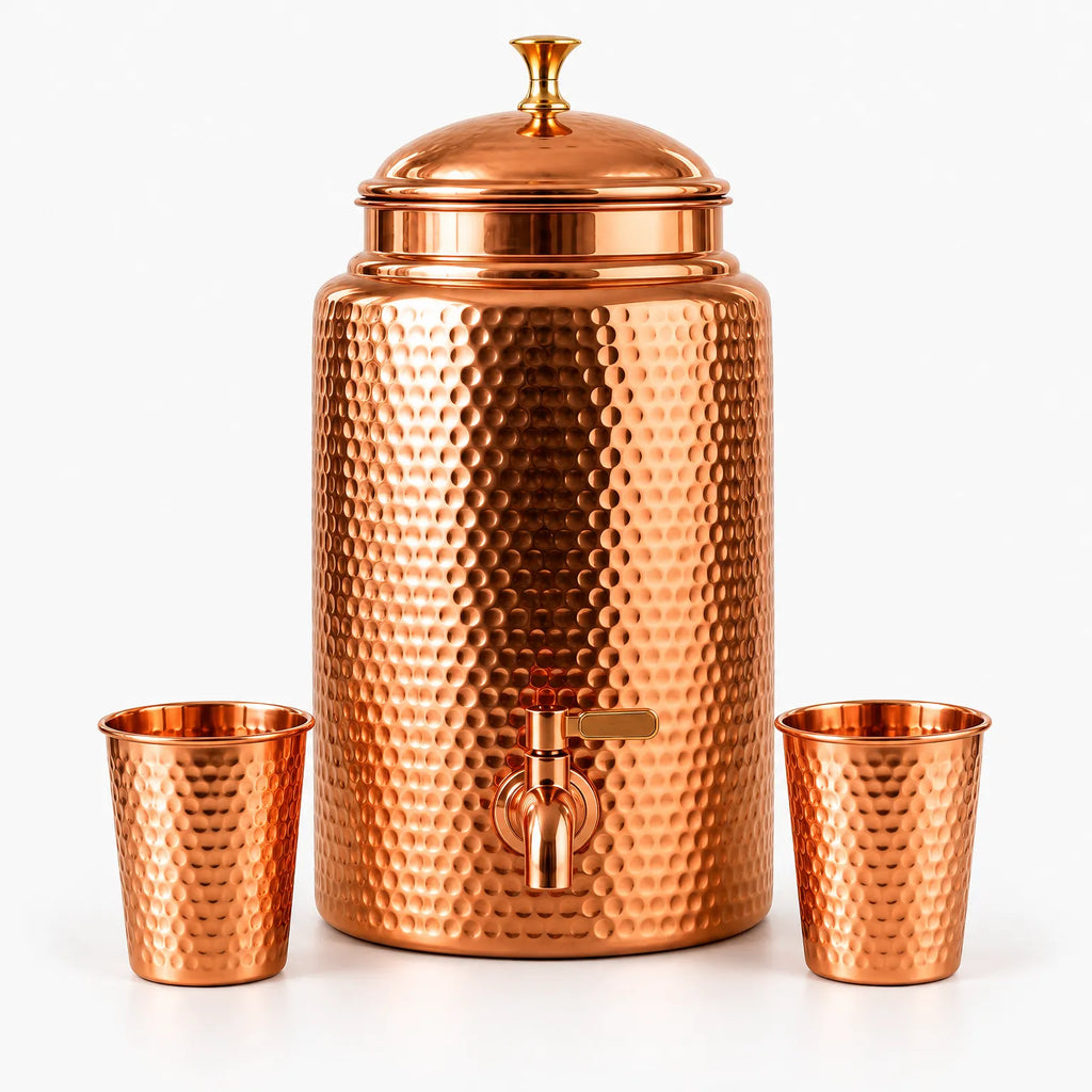 Brunmere - Traditional Style Drinking Water Dispenser With Tap Serving Cold Drinking Water At The Dinner Table