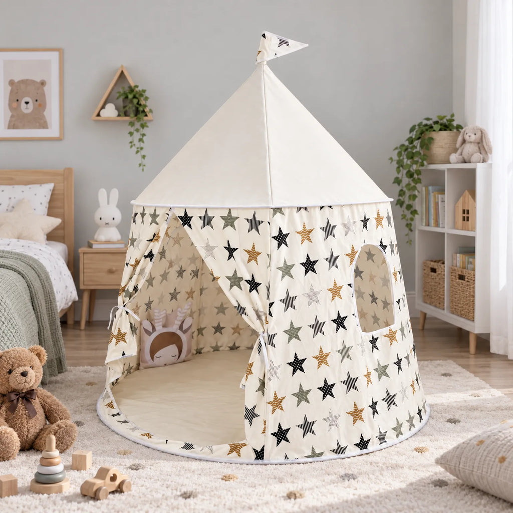 Castelio - Childrens Teepee Playhouse Tent Reading Quiet Time