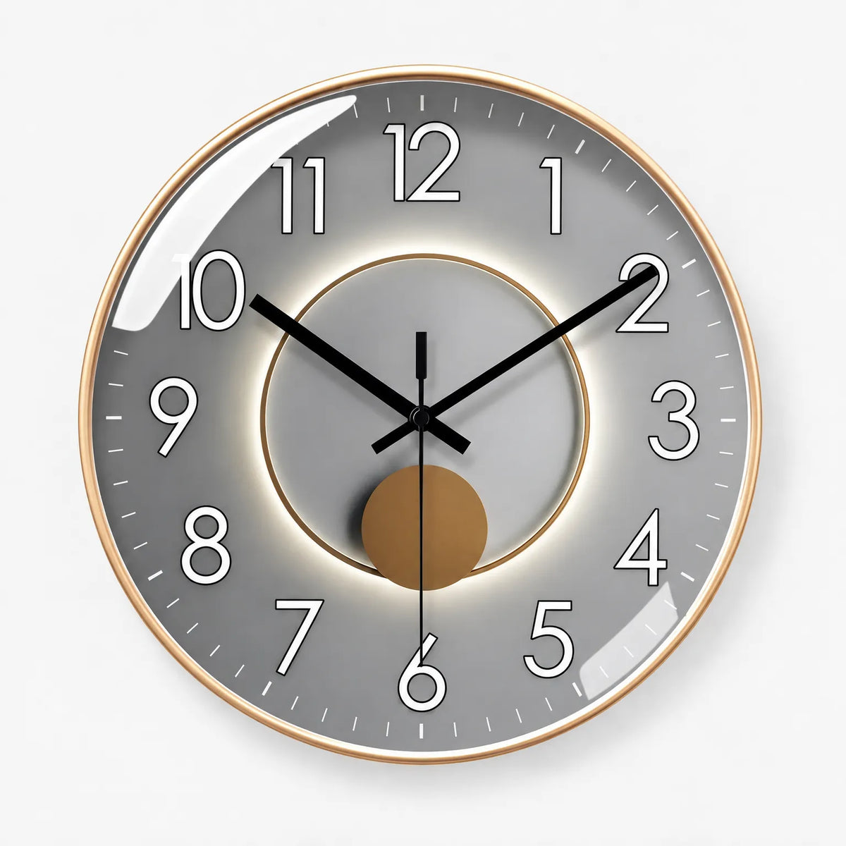 Chronora - Modern Wall Clock Checking The Time