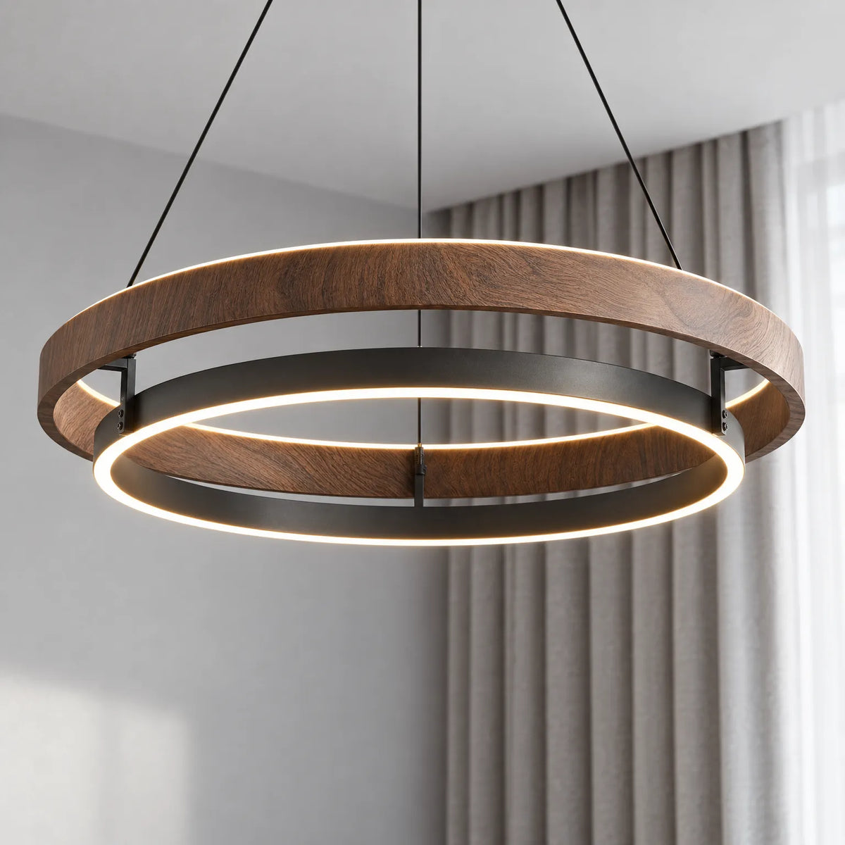 Circa - Circular Pendant Light Illuminating Living Spaces