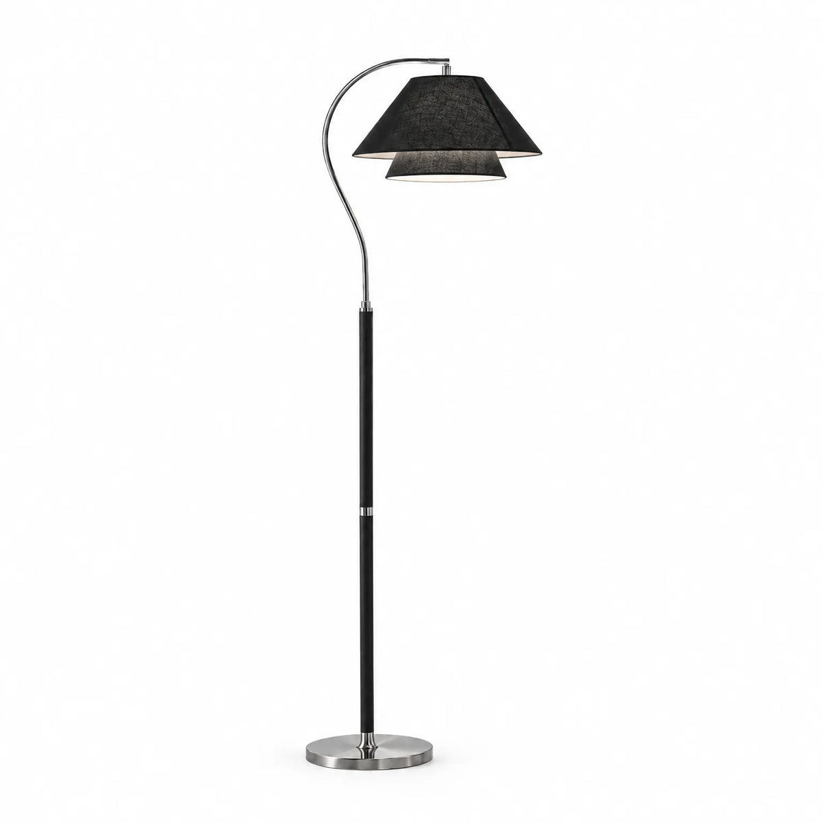 Crescenta - Sculptural Arc Floor Lamp Illuminating Living Spaces