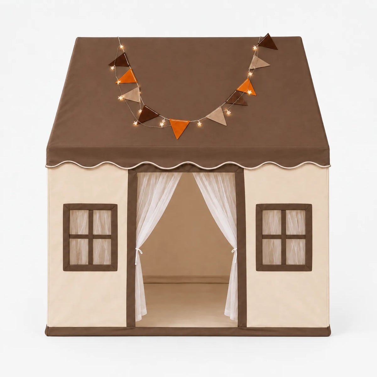 Cubbyhouse - Neutral Kids Playhouse Imaginative Pretend Play