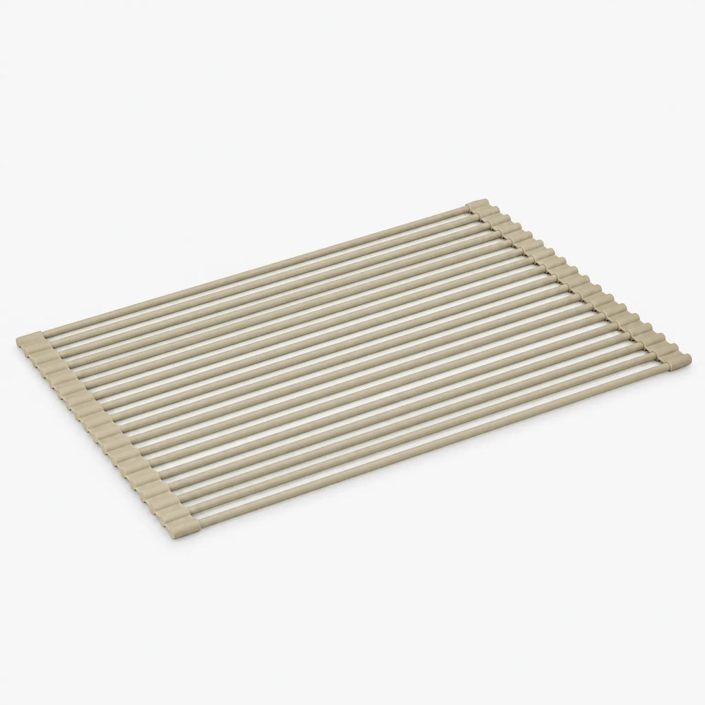 Draxom - Roll-Up Dish Drying Rack Draining Washed Plates, Glasses, And Mugs