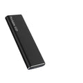 Portable 4TB SSD with USB-C port, cable and connection adapters