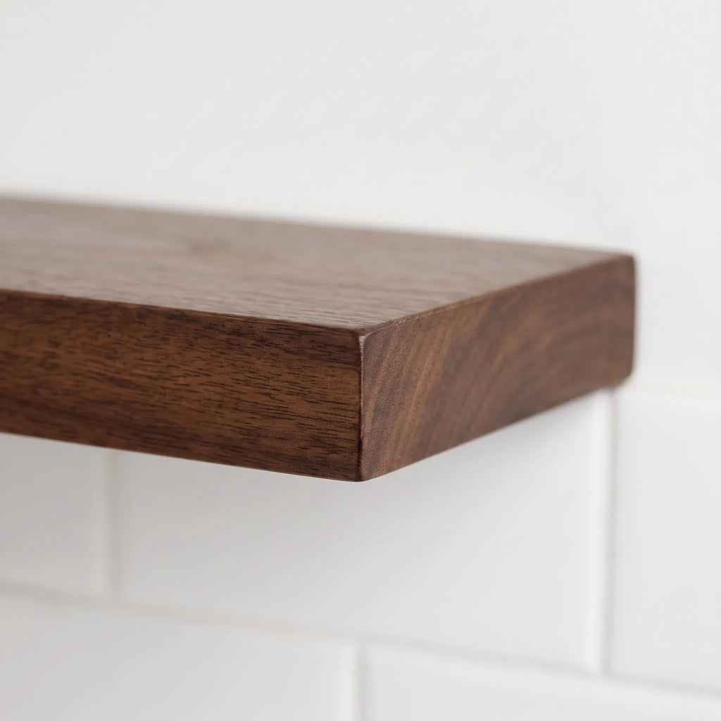 Elevis - Minimalist Floating Wall Shelf Displaying Decorative Items
