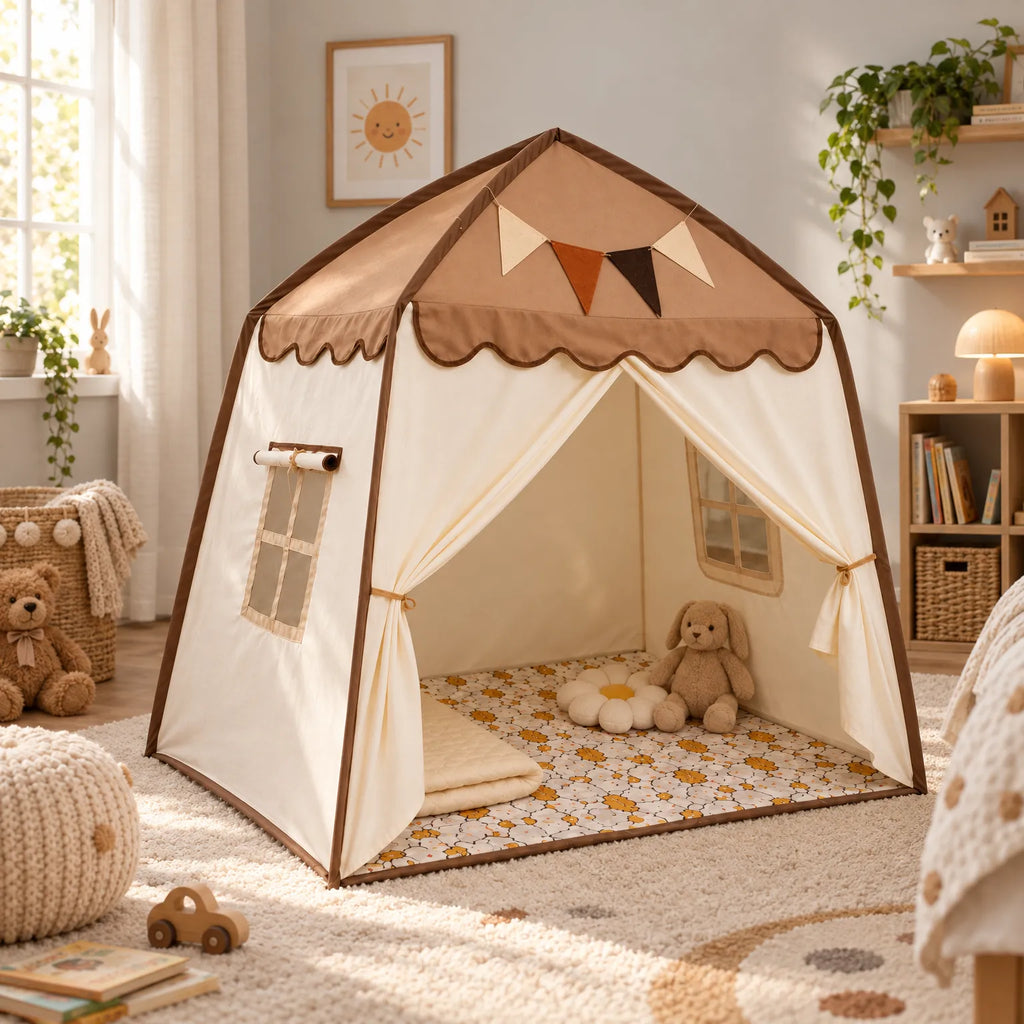 Faldon - Foldable Indoor Kids Play Tent Reading Quiet Stories Indoors