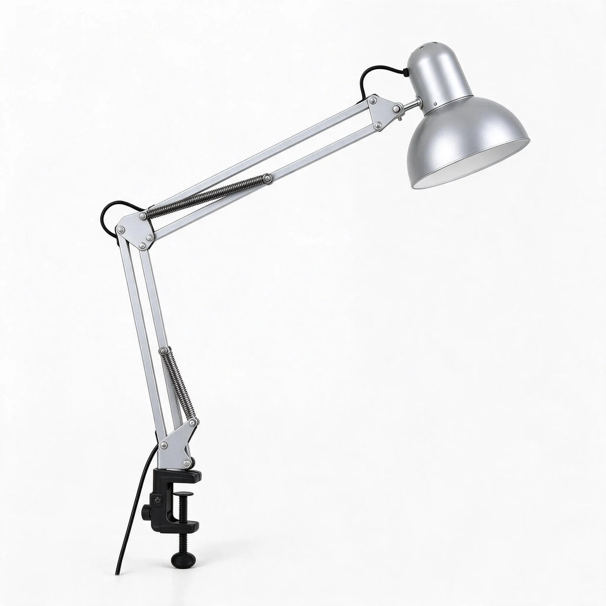 Fintok - Adjustable Clamp Desk Lamp With Articulated Arm Illuminating A Dedicated Workspace Without Cluttering Table Space