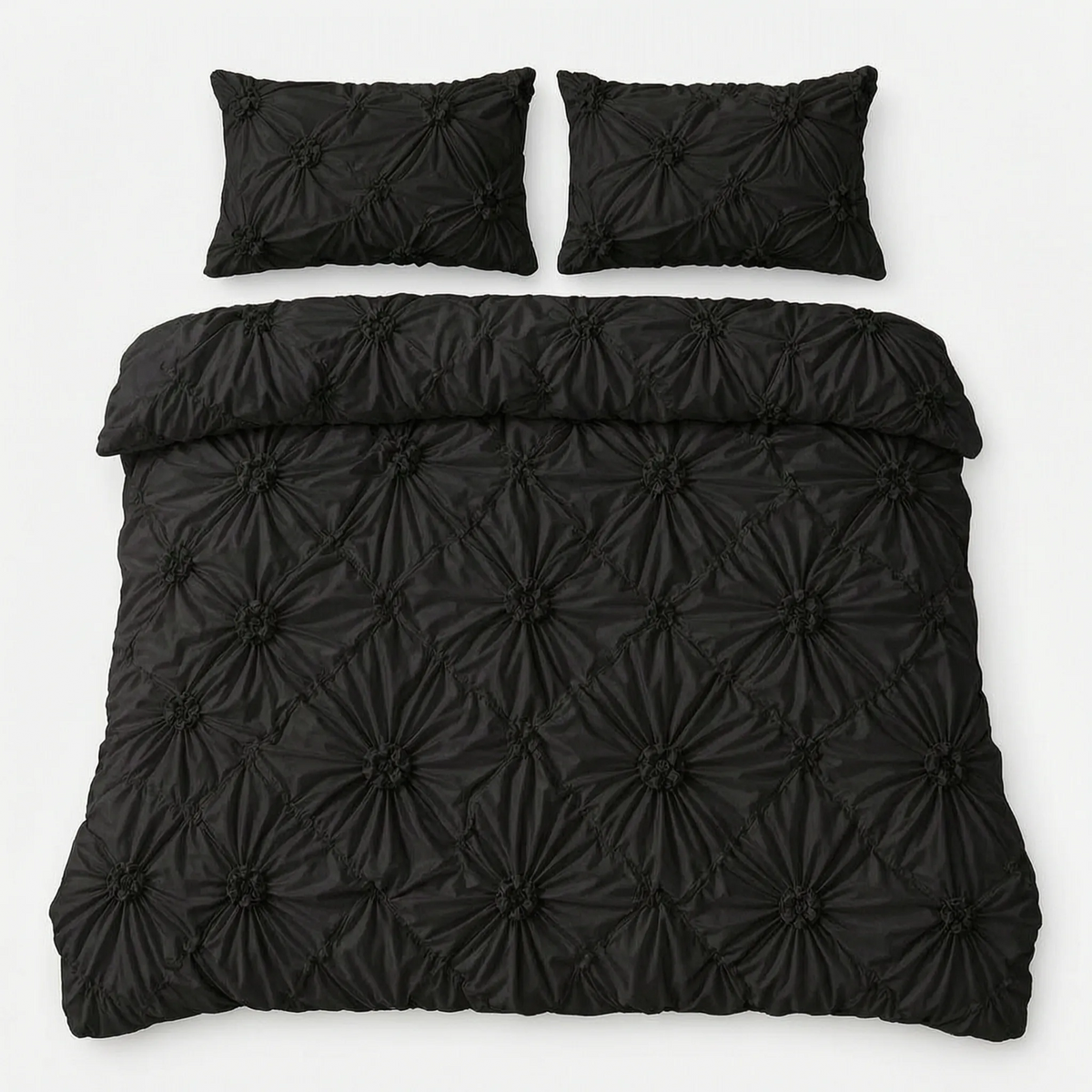 Florina - Ruffle Flower Quilt Cover Set Updating Bedroom Decor