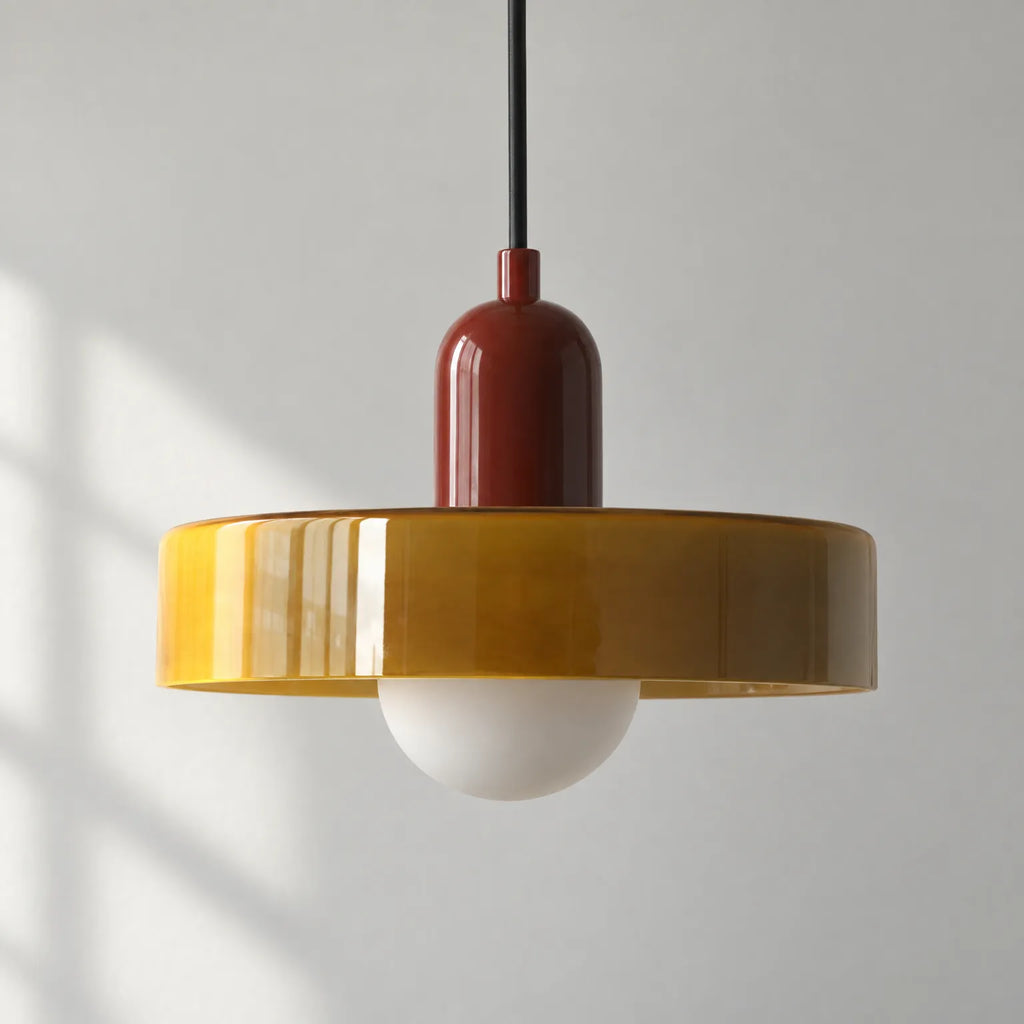 Glasto - Glass Pendant Light Illuminating Dining Spaces