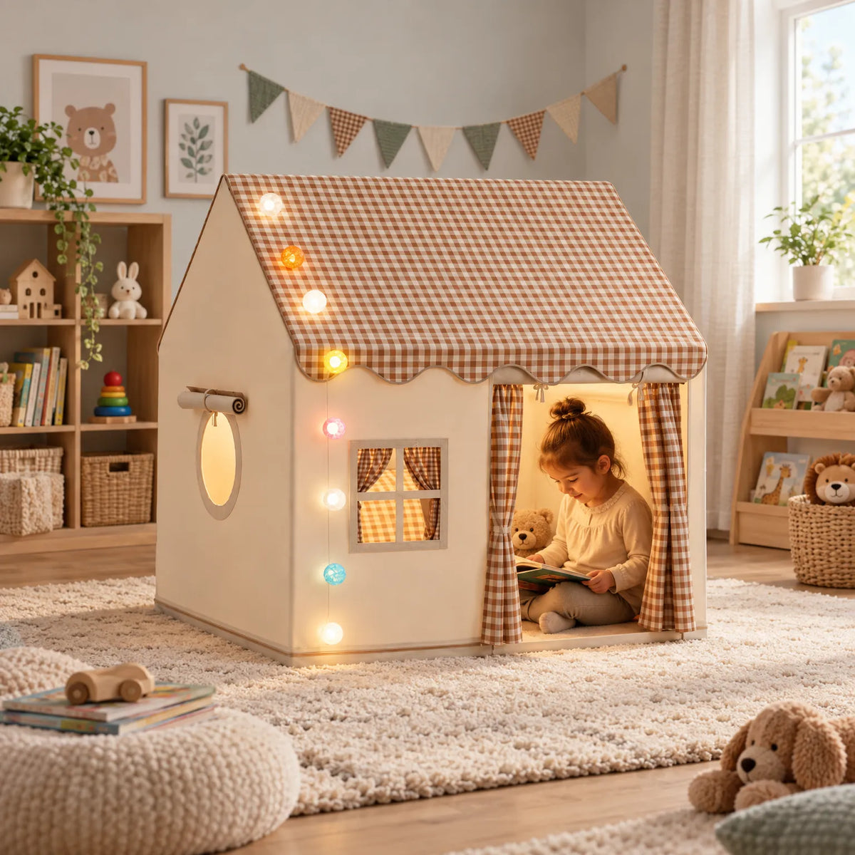 Havenly - Fabric Indoor Kids Playhouse Reading Books Quietly