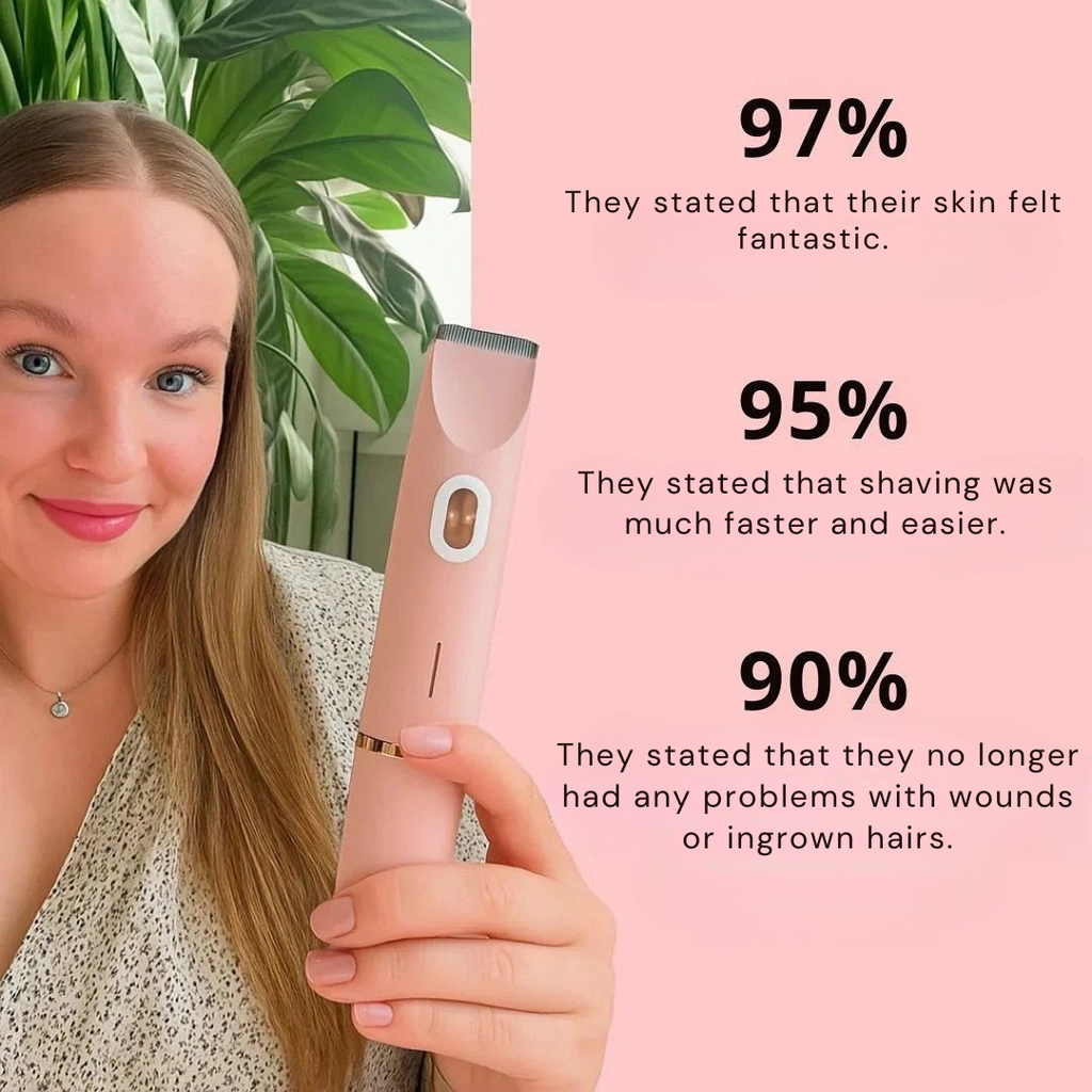 Cordless electric shaver with foil and rotary shaving heads