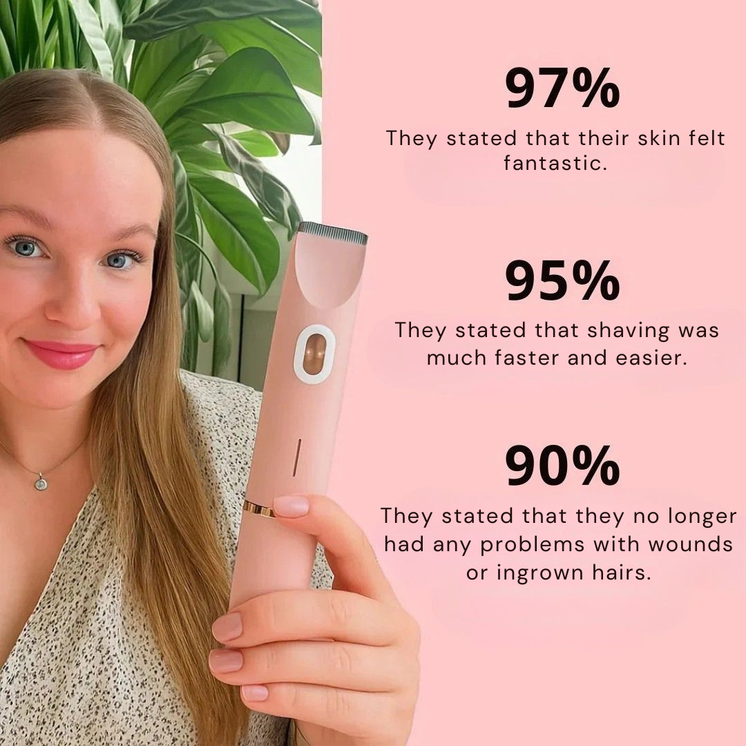 Cordless electric shaver with foil and rotary shaving heads