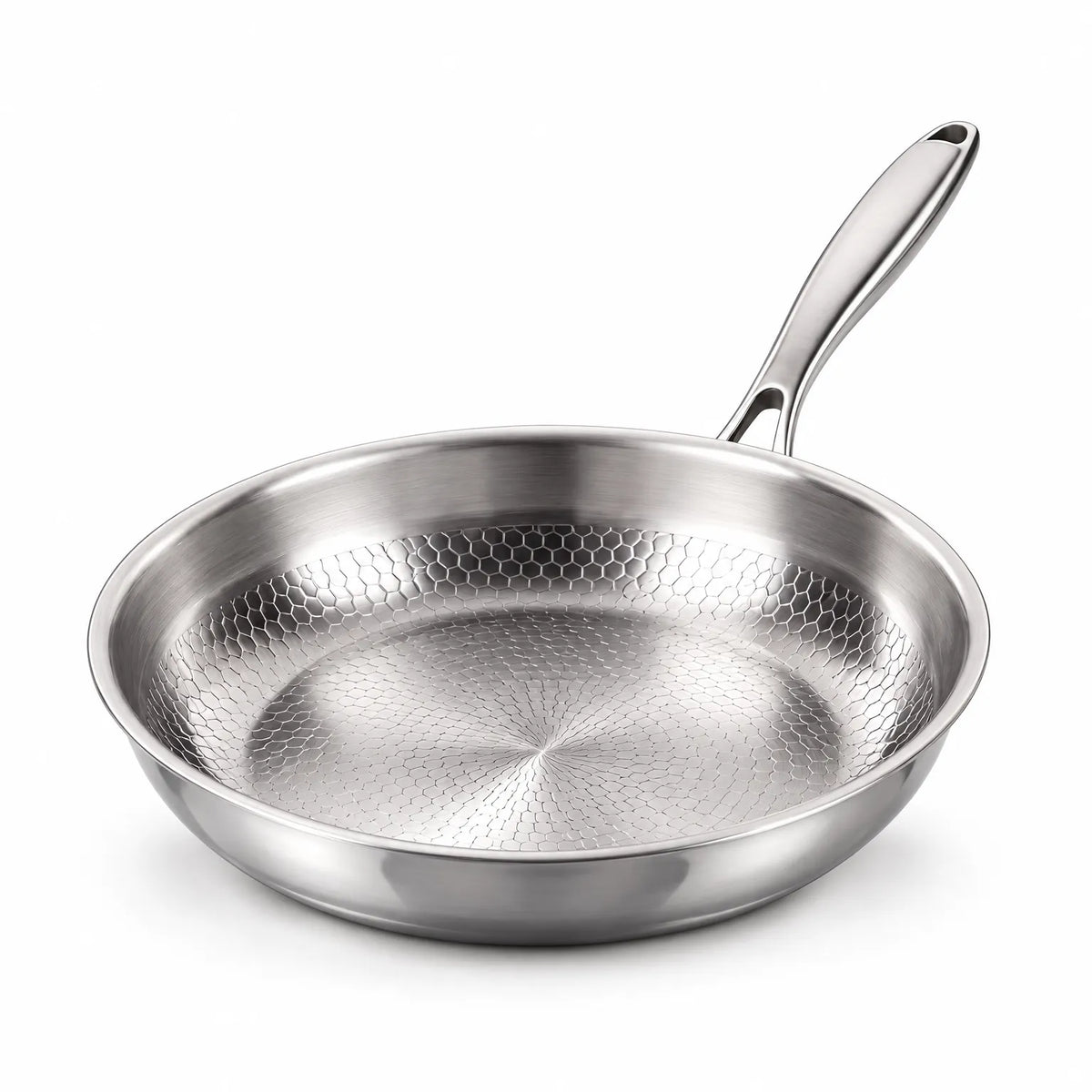 Kalvion - Textured Round Frying Pan Searing Vegetables And Meat To An Even, Golden Finish