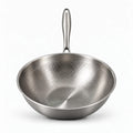 Kelvane - Flat-Base Wok With Curved Walls Stir-Frying Vegetables, Noodles And Rice Over High Heat