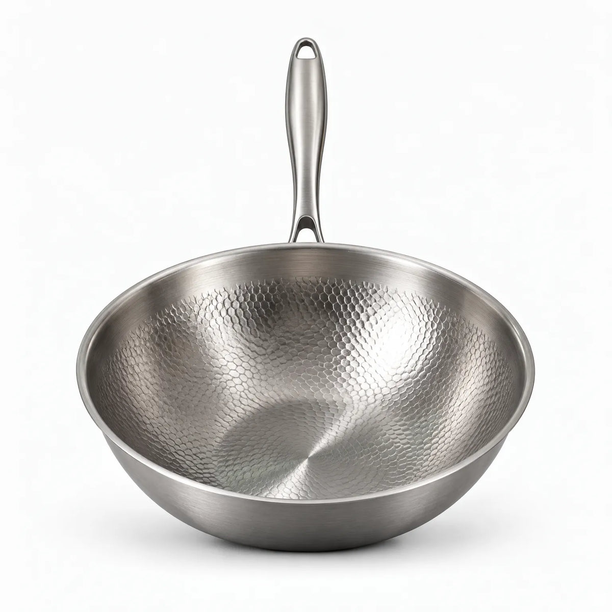 Kelvane - Flat-Base Wok With Curved Walls Stir-Frying Vegetables, Noodles And Rice Over High Heat