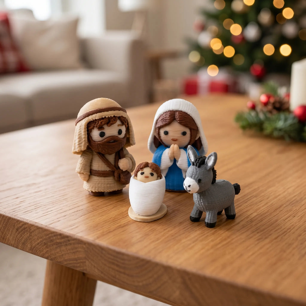 Kestia - Kids Advent Calendar With 3D Printed Figures Counting Down The Days To Christmas