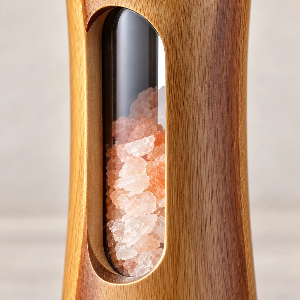 Lignum - Wooden Salt And Pepper Mills Seasoning Meals At The Table