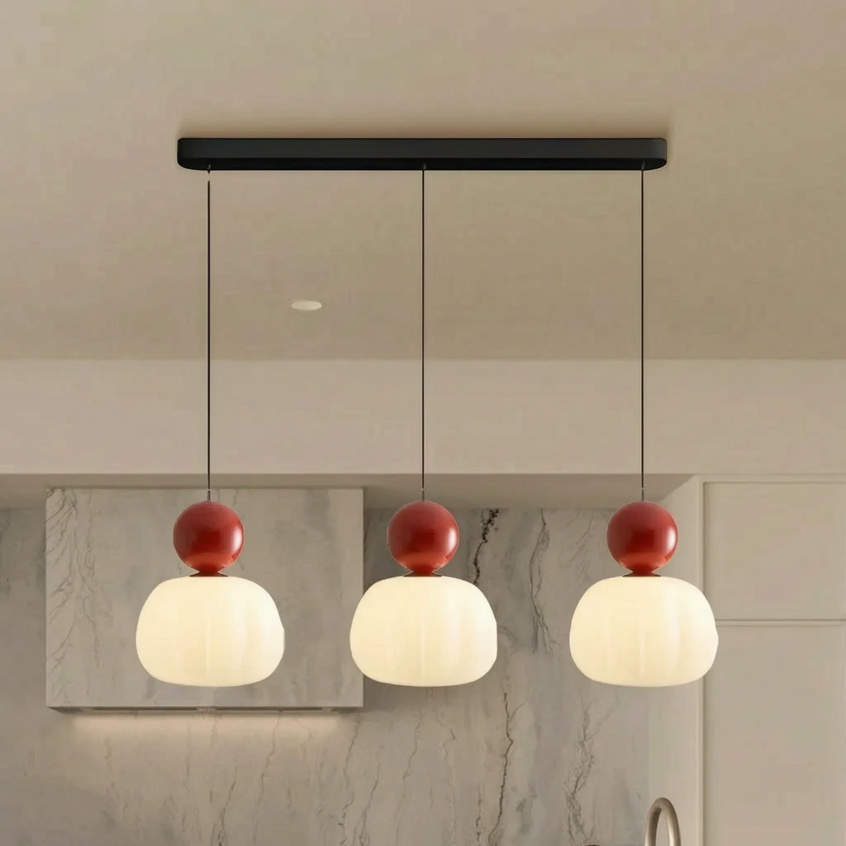 LuminaDrop - Modern Art Deco Pendant Light Dining Room Illumination