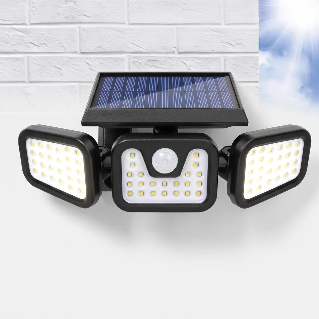 LuminaX - Solar Powered Outdoor Wall Light Pathway Illumination