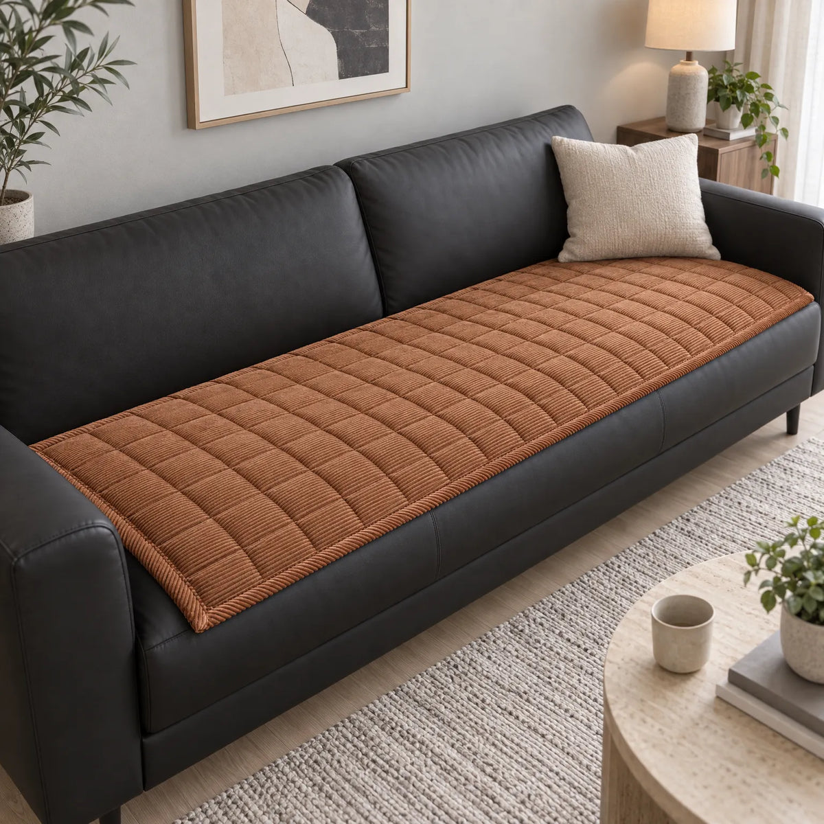 Luminaud - Quilted Sofa Cover Refreshing Living Rooms