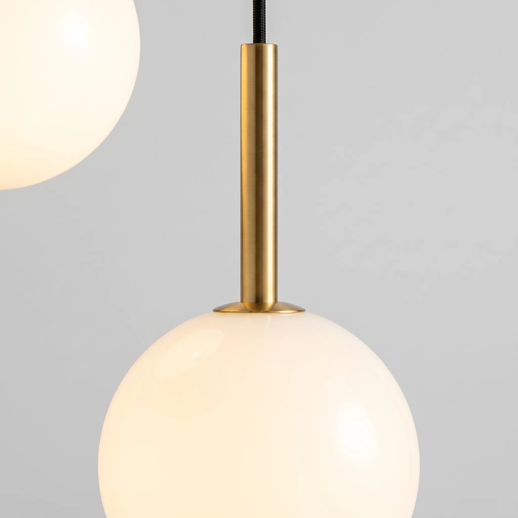 Luminix - Modern Double Pendant Ceiling Light Dining Space Illumination