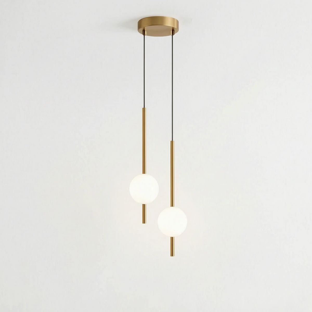 Luminix - Modern Double Pendant Ceiling Light Dining Space Illumination