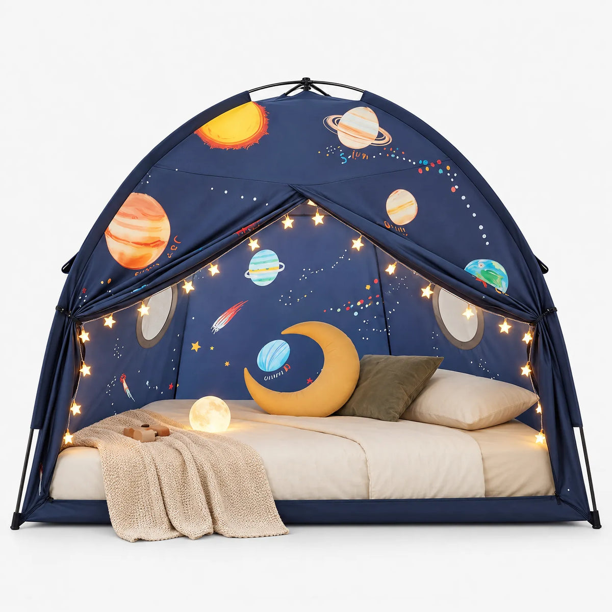 Mablyn - Over Bed Canopy Play Tent Winding Down Before Bedtime