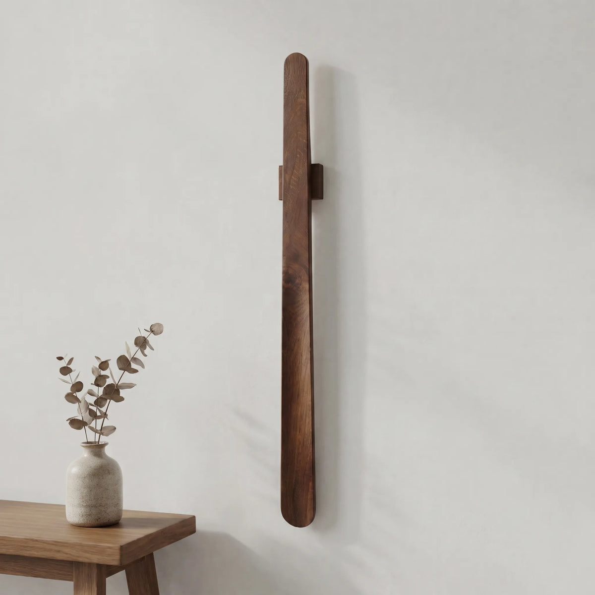 Magstep - Long Magnetic Wall-Mounted Shoehorn Putting On Shoes