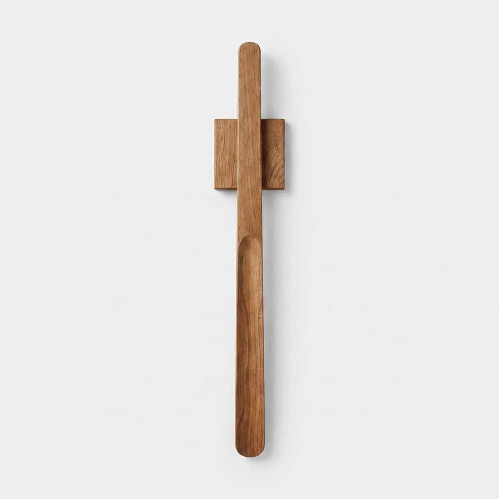 Magstep - Long Magnetic Wall-Mounted Shoehorn Putting On Shoes