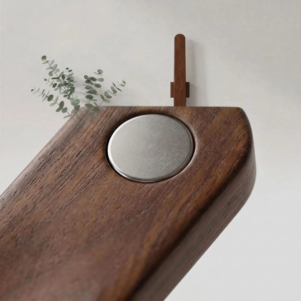 Magstep - Long Magnetic Wall-Mounted Shoehorn Putting On Shoes