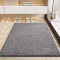 Textured rectangular doormat for indoor and outdoor use