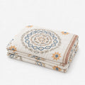 Mandalay - Bohemian Mandala Throw Blanket Draping Over Sofas